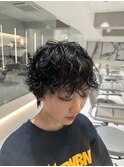 ショート無造作パーマ