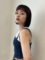 ポール(pole)&nbsp;札幌韓国ヘア　ぱつっとボブ