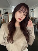 ポール(pole)&nbsp;札幌韓国ヘア　ラベンダーベージュレイヤーカット