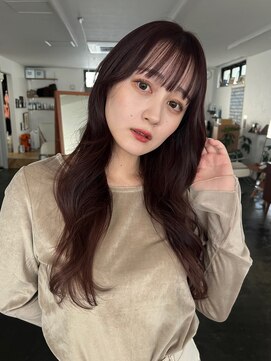 ポール(pole) 札幌韓国ヘア　ラベンダーベージュレイヤーカット