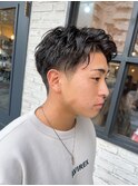 ツーブロ刈り上げ
