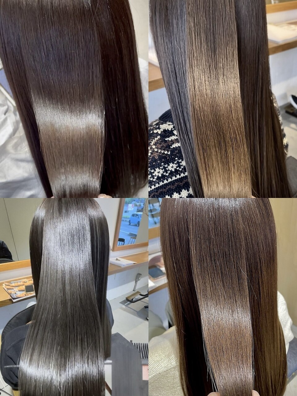icoelle 髪質改善♡ 透明感のあるグレージュ 柔らかい質感が可愛い🩷 ⁡ ⁡ ⁡ メニュー