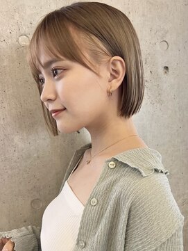 アビーツー(ABBEY2) 切りっぱなしボブぱっつんボブ前下がりボブぱつっとボブ大人ボブ