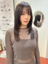 プフ 伏見(puf)&nbsp;[puf 伏見/丸の内/栄/名古屋]ウルフレイヤーカット★鳥山