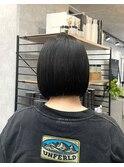ボブ/ミニボブ/切りっぱなしボブ/外ハネ/外ハネボブ/前下がり
