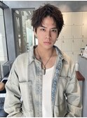 スパイキーショート　ツイスト　メンズショート　メンズパーマ