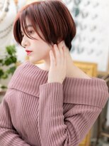 カバーヘア ブリス 戸田公園西口店(COVER HAIR bliss) デザインカラーベビーピンクボブショートh4戸田公園20代30代40代