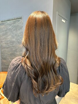 ヘアリゾート粋 トゥジュ 池袋東口店(tujuh) 艶髪ウェーブ/髪質改善/透明感カラー/ベージュアッシュ