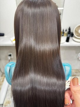 カームバイブージー(CALME by bougie) 髪質改善カラー*オリーブグレージュ*