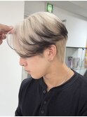 MEN’S HAIR/ブルーブラック/フェザーパーマ/渋谷