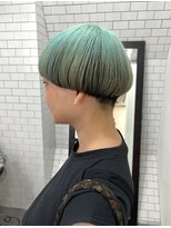 レガーレ(Legare)&nbsp;マッシュショート×刈り上げ×ミントグリーン