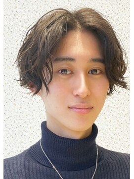 アース オーセンティック 越谷レイクタウン店(EARTH Authentic) ナチュラルセンターパート×ツーブロック