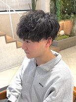 men's salon HYPE 名古屋伏見 メンズサロン/men'sパーマ/men'sカット/men'sショート メンズカット×ツイストスパイラルパーマ(伏見/眉毛/栄/メンズ)