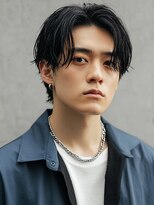 ヘアーサロン フォーメン イデア(hair salon for Men idea)&nbsp;センターパート 韓国風ヘア ニュアンスパーマ カルマパーマ 20代