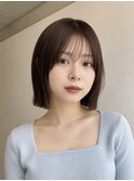 切りっぱなしボブ/ボブ/タイトボブ