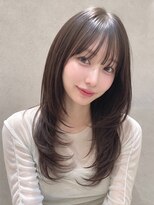 ジーナ 渋谷駅前(Zina)&nbsp;髪質改善*デザインカラーくびれ大人レイヤー*韓国【Zina渋谷】