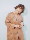 大人かわいい♪簡単スタイリング☆ふわミディ