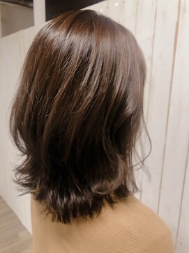 アンプリュス リアン(1+ Unplus lien) お手入れ簡単ミディアムヘア/ピンクベージュ/亀戸/錦糸町