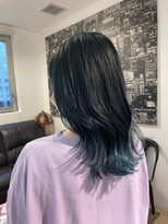 ナナナ パレナ 宝塚店(nanana parena) 外人風ブルーグレージュ☆艶髪グラデーションカラー