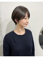 ショートボブ/大人巻き/ぷつっとボブ/ナチュラルモード/銀座駅