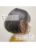 W-ワット-原宿店＊スリークボブ×アッシュグレー