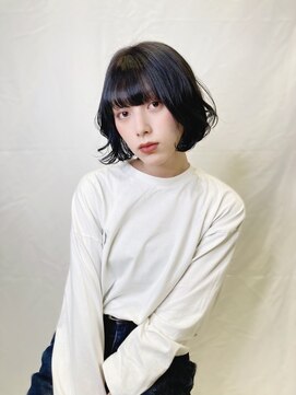 ユニックス ららぽーと湘南平塚店(UNIX) 黒髪ボブ/前髪ありボブ[フレンチカジュアル]◎30代40代50代