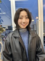 フィル(fil)&nbsp;くびれボブ／アッシュグレー