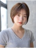 前髪あり大人ショートボブ20代30代40代【AIN.表参道】川原大地