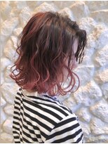 モアナ バイ ヘッドライト 二俣川店(Moana by HEADLIGHT)&nbsp;Moana【二俣川】#バレイヤージュ#レッドブラウン#20代30代40代