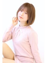 オーロ 千里山店(ORO) 20代30代40代50代ボブルフネビージュ小顔ワンレンショート