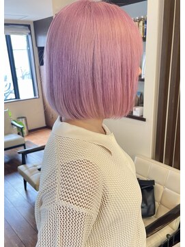 ダアッカ(da acca) コットンピンクボブ