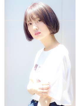 リタ(Lita) ミニボブ ラベンダーベージュ 小顔20代30代40代