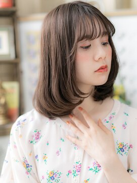 カバーヘアアンドスパ ブリス 浦和(COVER HAIR&SPA bliss) ★グレージュカラー小顔前下がりレイヤーカットロブ20代30代★10