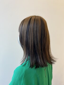 ラフル(LAFULL) ミディアムボブ アンブレラカラー