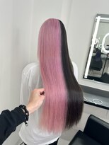 エゴ 池袋(EGO)&nbsp;ツートーンカラー/ホワイトピンク/色落ちブロンド