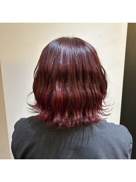 サロンドミルク 溝の口店(salon de MiLK) 秋冬ボルドーカラー