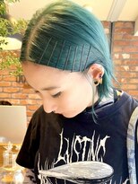 ボコカ(bococa)&nbsp;グリーンカラー/ケアブリーチ/レイヤーボブ