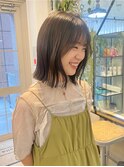 【Lomalia渋谷】似合わせカットメルティカラーミディアムボブ