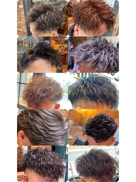 フォーコーナーズ(Four Corners) メンズパーマ早見表