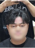 大人の色気フェザーパーマ