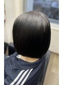 Silver×Black Roots Color☆☆
