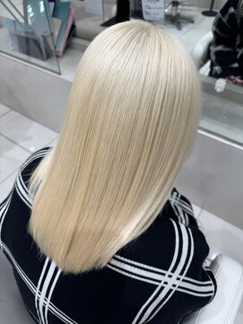 アヴァンス 深井店(AVANCE.) 抜きっぱなしブロンド×髪質改善トリートメント