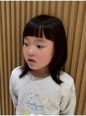 キッズカット☆黒髪くびれボブ☆前髪カット☆オール世代◎本厚木
