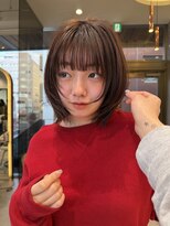 ロンドフルール 大宮東口(Lond fleur)&nbsp;レイヤーボブと韓国巻きでで柔らかい動きをプラス