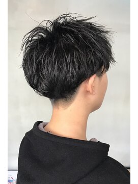 レプリカ 戸塚(Replica) メンズショート×ニュアンスパーマ