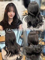 アリュウル 表参道 青山(Allure) ブルーブラック/ブルージュ/グレージュ/レイヤー 佐藤