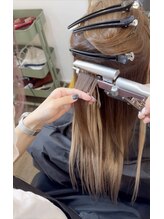 施術の流れ［専用の機械で5本一気に取り付け★］