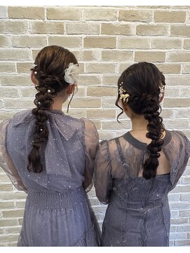 サイン ハニー(Sign honey) 編みおろしアレンジ