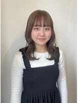 ヘアー ミュゼ 大西店(HAIR Musee) ブリーチなしダブルカラー/オリーブベージュ