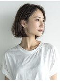 ワンレンボブ×ハイライト